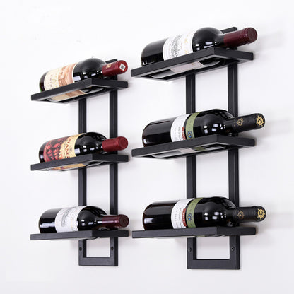 European Style Creative Wall-Mounted Wine Rack