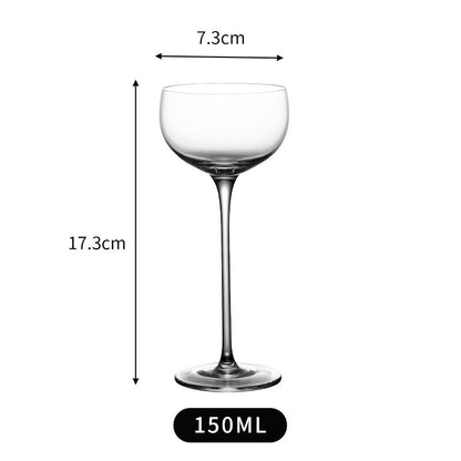 Japanese Style Crystal Tall Cocktail Glass